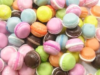 Dollhouse Miniature Food 20 Mixed Macaroons Bakery Art Deco Supply Dollhouse Food - 3608