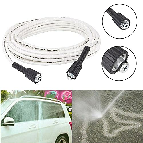 Image of Pressure Washer Hose Pipe 7 Meter Compatible with JPT, STARQ, REQTECH (Length 7 Meter,Color - Gray /White)