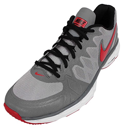 Image of Nike Men's Dual Fusion Tr VI Wolf Grey,Daring Red,Cool Grey,Black Outdoor Multisport Training Shoes -10 UK /India (45 EU)(11 US)