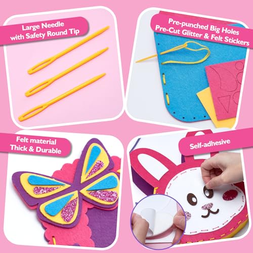 Hahaland CF-TBB11 Toys For Ages 5-7 Sewing Kit For Kids Arts And Crafts thumb #4