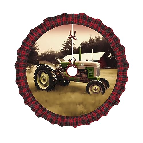 Tapis de sapin de Noël 121,9 cm pour masquer le pied et retenir la sève - 3