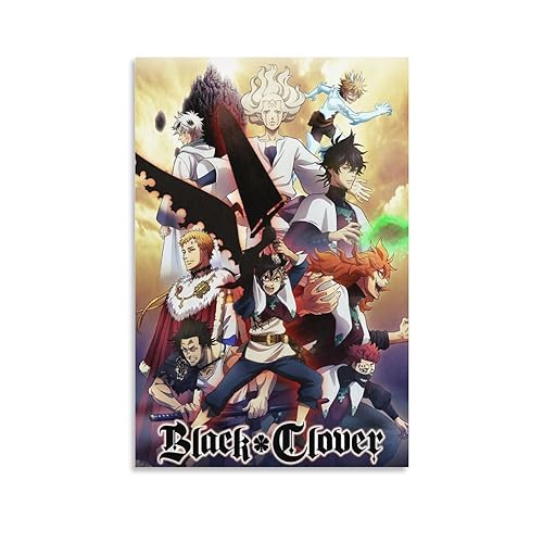 Black Clover Characters Cool Awesome Anime Manga Art...
