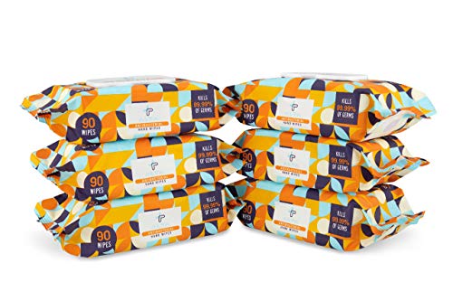 ALTA + Hand Sanitizer Wipes, 90 Sanitizing Wipes, 6 Resealable Packs, 540 Wipes