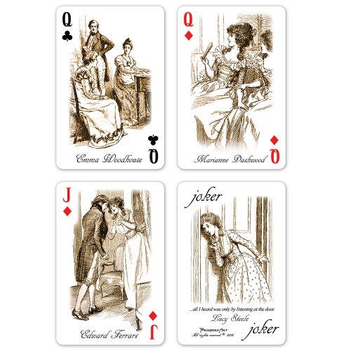 Set de Cartas Prospero Art Jane Austen Doble Baraja miniatura 3