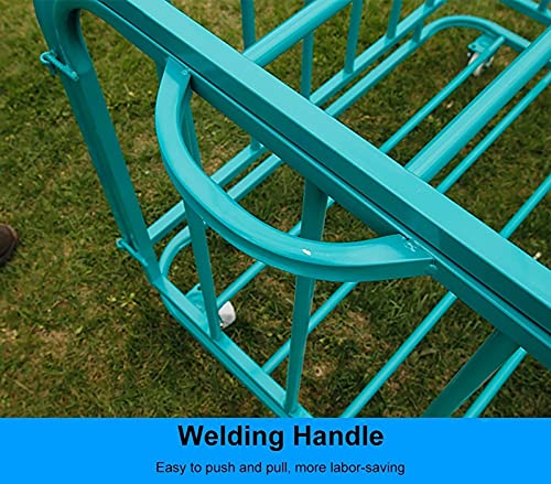 Basketbalwagen Sportbaluitrustingrek met Wielen en Handvat, Vloerstaande Basketbalopslagwagen met Grote Capaciteit voor… - Image 4