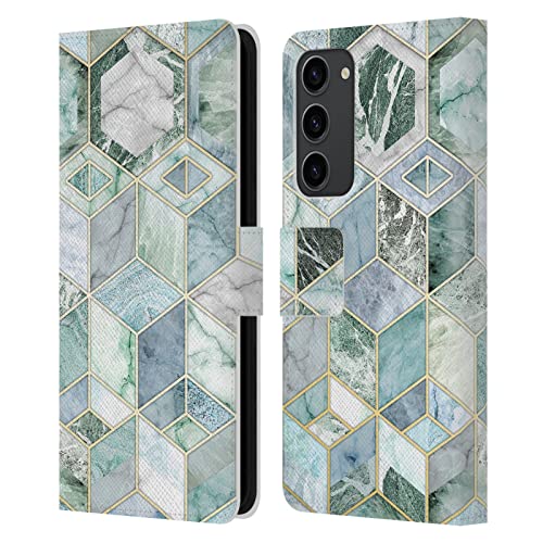 Étui en cuir de jade Samsung S23+ Micklyn Le Feuvre de haute qualité