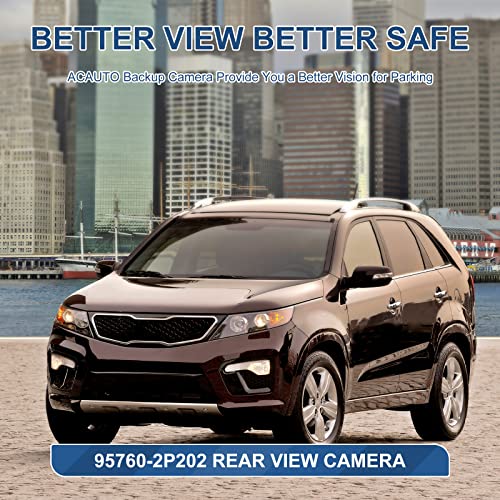 Image of 95760-2P202 Rear View Backup Camera Fit for KIA Fit for Sorento 2011 2012 2013, Reversing Parking Assist Camera Replaces 592-267 957602P000 957602P201