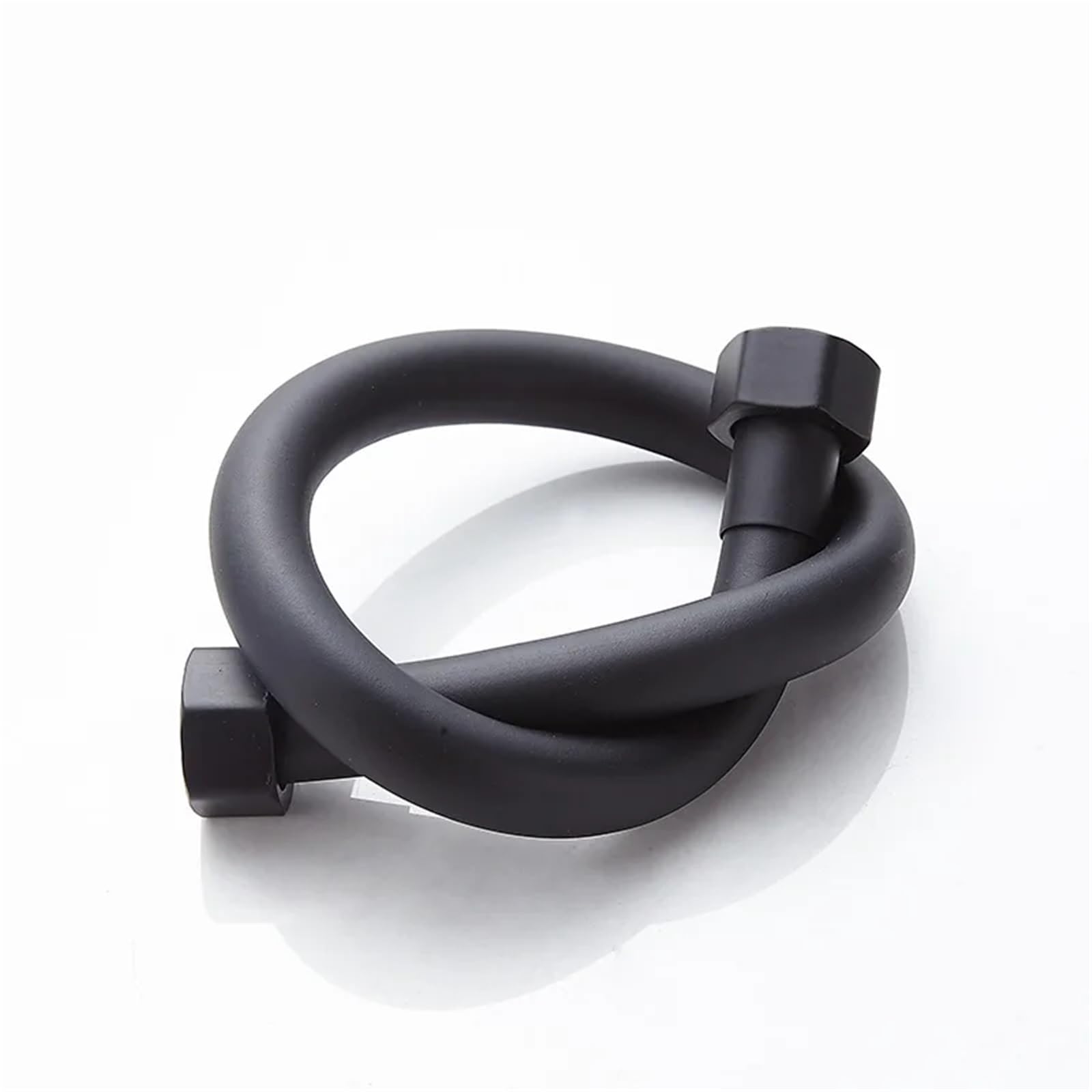 Manguera Ducha Manguera de entrada agua fría negra, manguera for inodoro, tubo conexión plástico PVC a prueba explosiones alta presión for calentador grifo Para Grifería de Baño(80cm)