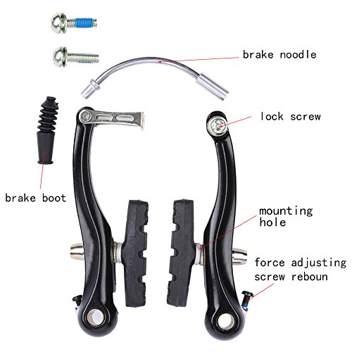 CYSKY MTB Mountain Bike V-Brake Front Rear Pair Set for Two Wheels Idaho 