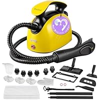 Waitbird Dampfreiniger, Multifunktions-Dampfreiniger, 1,1-Liter-Tank, tragbarer Handdampfreiniger, 21 Zubehör mit Staubsaugerdüsenbezüge, Fenster und Toilette, Polster