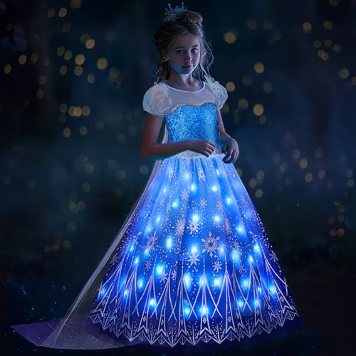 Vestido de Princesa Luminoso para Niñas 3-4 Años miniatura 2