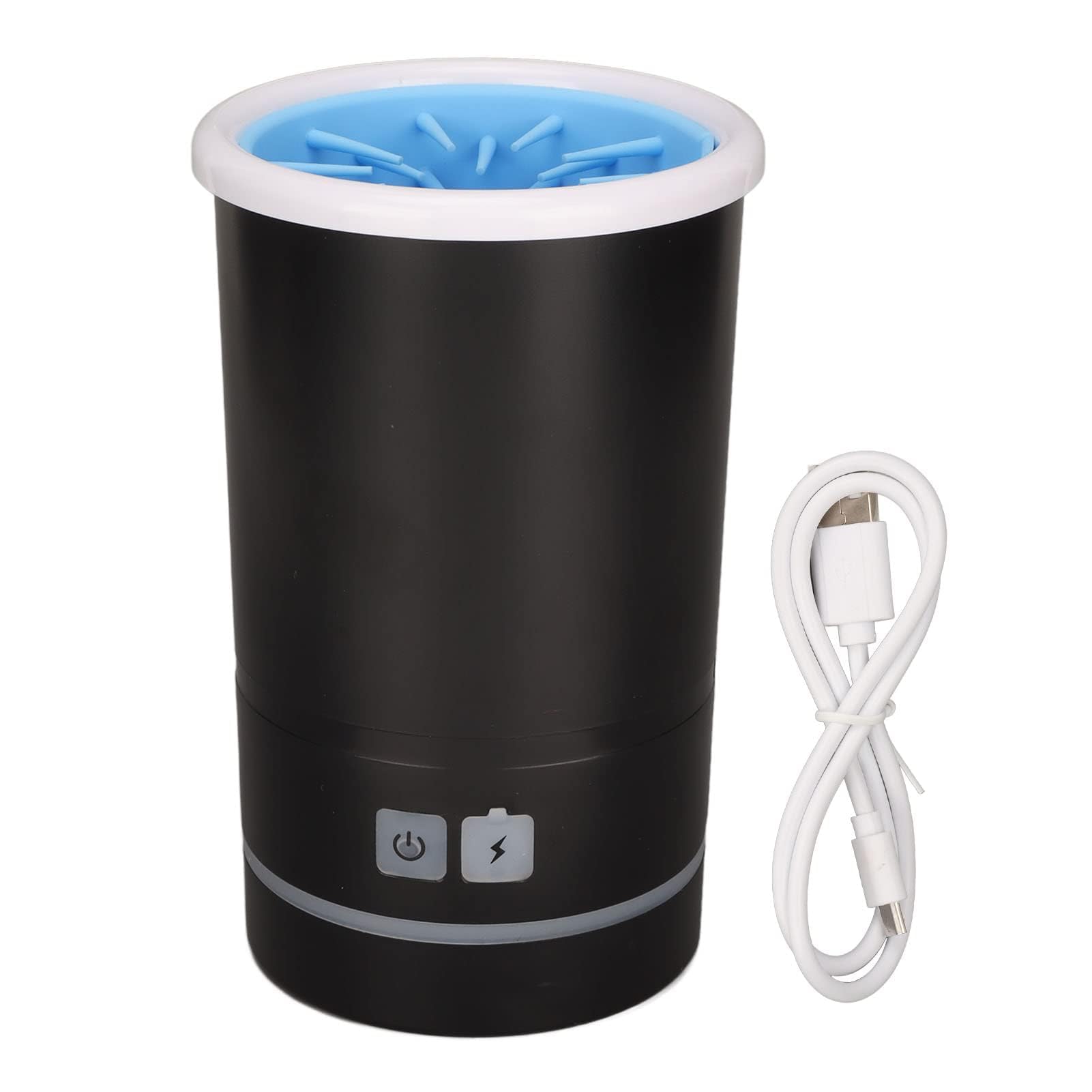 Limpiador automático de pies de perro, lavador eléctrico de pies, vaso portátil de limpieza de pies, máquina de limpieza de pies de perro para perros pequeños, medianos y grandes