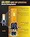 FAHREN Upgraded & Brightest H7 Led Bulbs, (𝟏,𝟐𝟎𝟎%) 𝟏𝟐𝐗 𝟗𝟎,𝟎𝟎𝟎𝐋𝐌 Ultra Bright 6500K H7 fog light, Mini Size No Adapter Needed.IP68 Waterproof,Plug and Play, Pack of 2