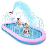 [Piscina inflable multifuncional]: Splash Pool no solo se puede usar como una simple piscina al aire libre para niños pequeños, sino también como piscina de pelotas, colchoneta de playa, estanque de pesca, piscina para bebés, piscina de juguetes, donde los niños pueden jugar en interiores y exteriores.