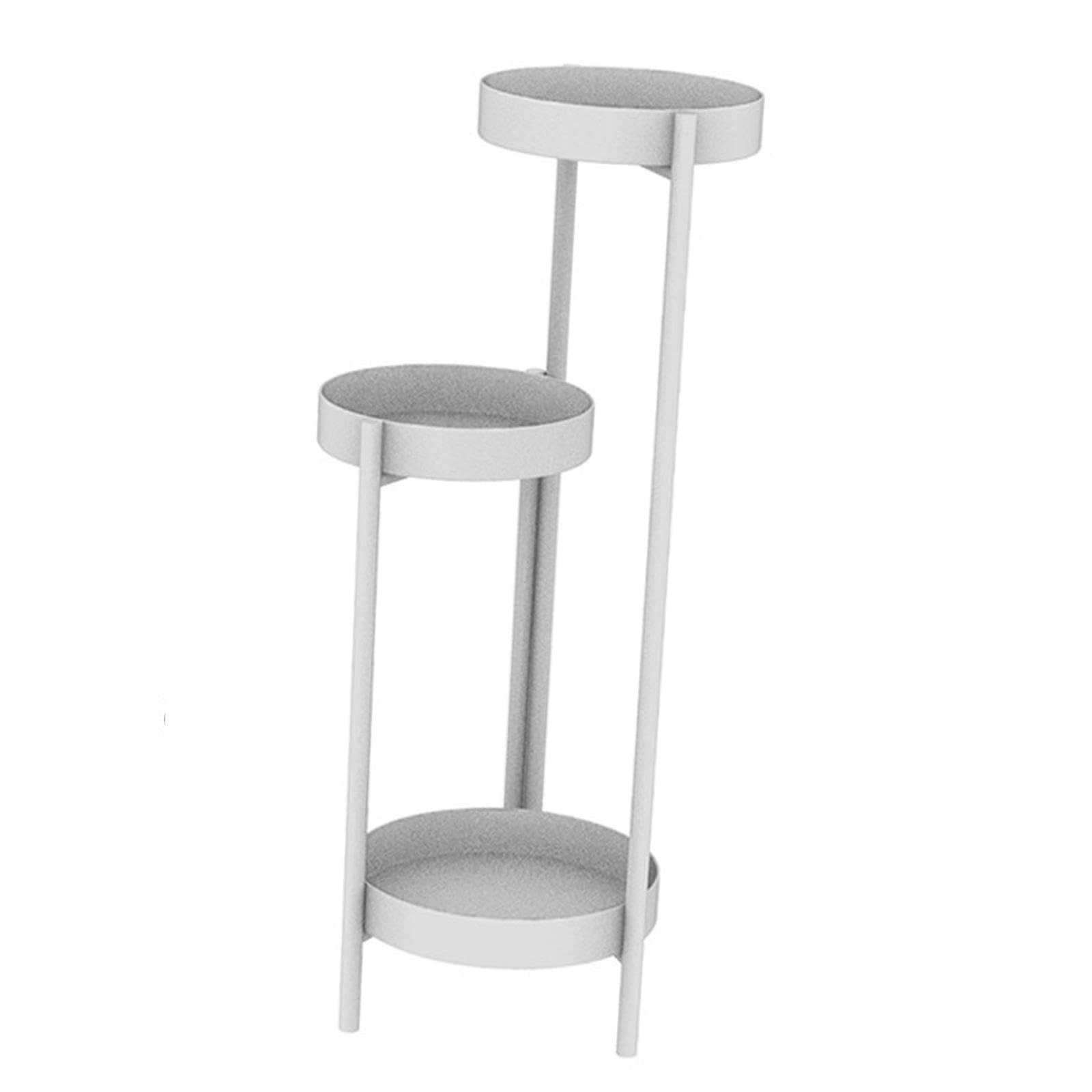 Elegante scaffale angolare per vasi di fiori in a 3 livelli per | da giardino interne ed esterne. Il supporto per vasi di fiori è un espositore per decorazioni da giardino a 3 livelli.