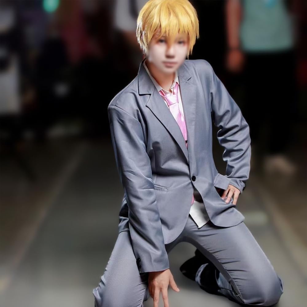 Reigen Arataka - Uniforme gris, disfraz de Mob Psycho 100, disfraz de cosplay de anime, Halloween, carnaval, fiesta, regalo para fanáticos del anime