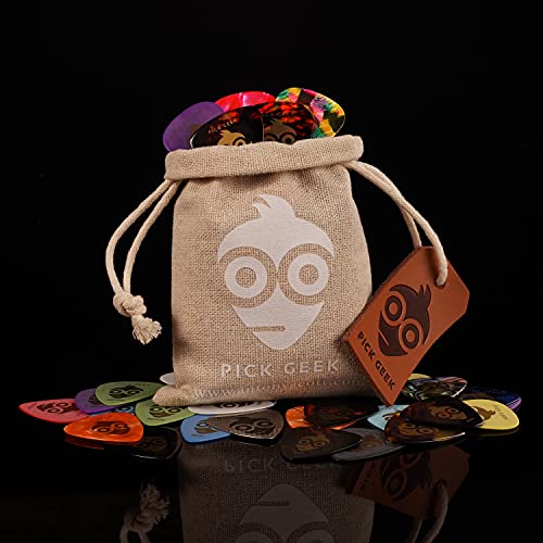 Pick Geek Médiators Assortis Pics | 51 Pics (Plectrums) de Qualité Supérieure pour votre Guitare Électrique, Acoustique… - Les Beatles, Paul McCartney, John Lennon, RIngo Starr, George Harrison Pick Geek Médiators Assortis Pics | 51 Pics (Plectrums) de Qualité Supérieure pour votre Guitare Électrique, Acoustique… – Image 3