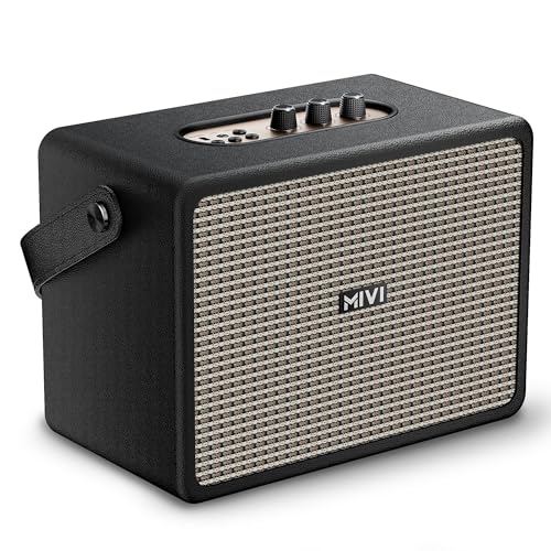 Mivi SuperBox Classic 120W Portable Bluetooth Speaker [New Launch] | Premium Sound with Built-in Subwoofer, Bass &amp; Treble Control Knobs, AUX &amp; USB Support | Made in India