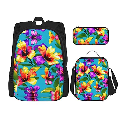 Sac à dos de voyage léger OdDdot tropical pour les cours et les sorties le week-end