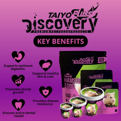 Taiyo-Pluss-Discovery-Premium-Hamster-Food-500-g-Pouch-Daily-Nutrition-for-Hamsters