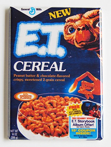 WODADA APRIXIATE E.T. Extra Terrestrial Cereal Fridge Magnet (2 x 3 inches)