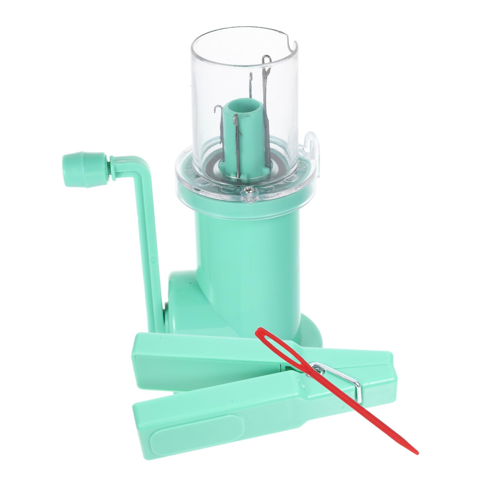 KALLORY Portable Hand Cranking Yarn Winder Manual Knitting Machine for Crafts Easy to Use Yarn Ball Maker for Beginners and Home Use