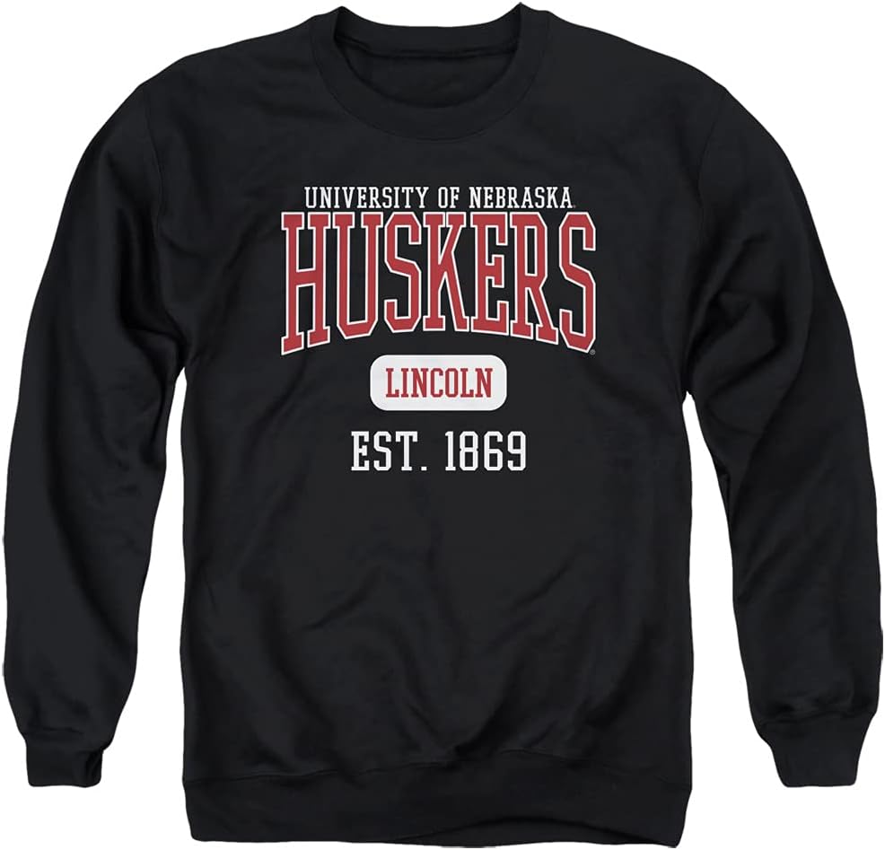 University of Nebraska Official Founded Date Unisex Adult Crewneck Sweatshirt
