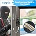 eSynic 10 Pack Durable Window Restrictors Lock Upvc Window Restrictor [Aluminium Metal&Stainless Steel Materials]7.28Inch Wire Long Window Safety Locks Anti-Theft Window Locks for HOME Factory Safety