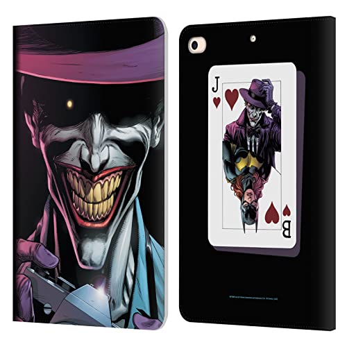 Head Case Designs Officially Licensed Batman DC Comics The Comedian Three Jokers Leather Book Wallet Case Cover Compatible with Apple iPad Mini (2019)