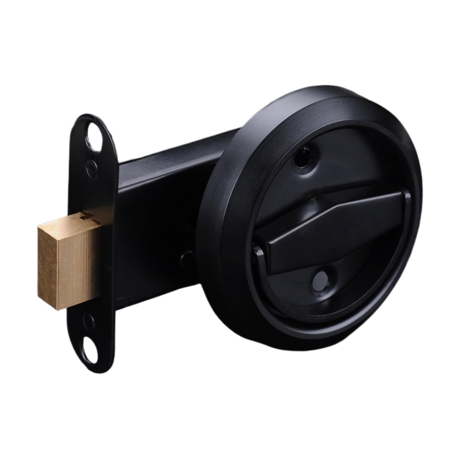 YXINAER Round Recessed Door Lock Recessed Invisible Hidden Door Locks