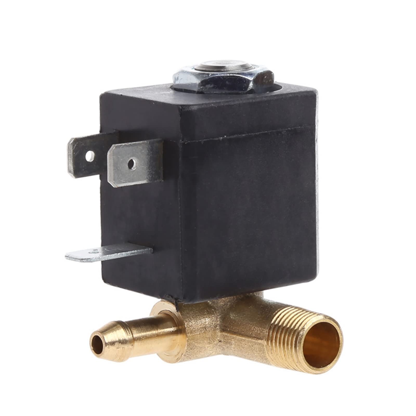Hält hohen Drücken und extremen Temperaturen Stand. Kanüle N/C AC 230 V G1/8 Zoll Messing-Dampfluftgenerator Wassermagnetventil Kaffee