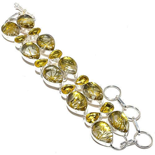 Bracelet quartz rutile doré réglable : résolvez le problème des bijoux trop petits