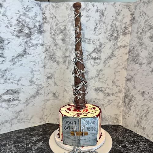 82 Foot Fake Rusted Barbed Wire Decoration 10 Pcs Halloween Plastic Barb Wire Garden Decoration Prop Western Decor Rusty Western Party Decorations for Cowboy Decor Garden Security Fence by LOTADILO - Image 4
