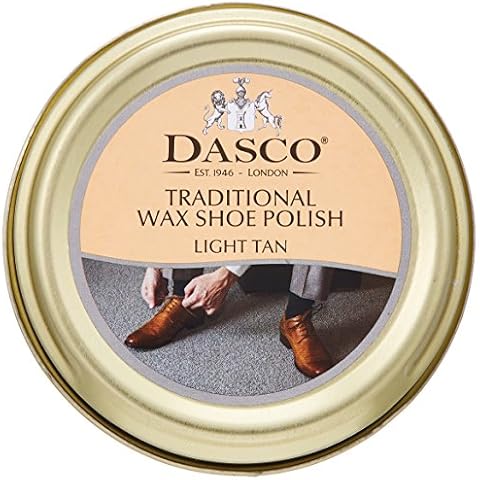 Dasco Traditional Wax Shoe Polish in Light Tan Cover