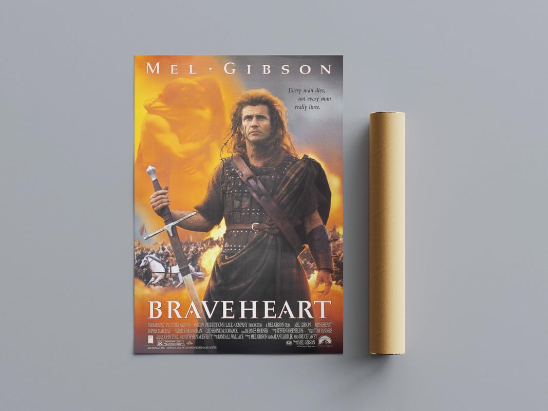 Pixie Posters Multi Colour All Time Great Movie Posters Braveheart Wall Art (A3 Size 29.7Cmx42cm)