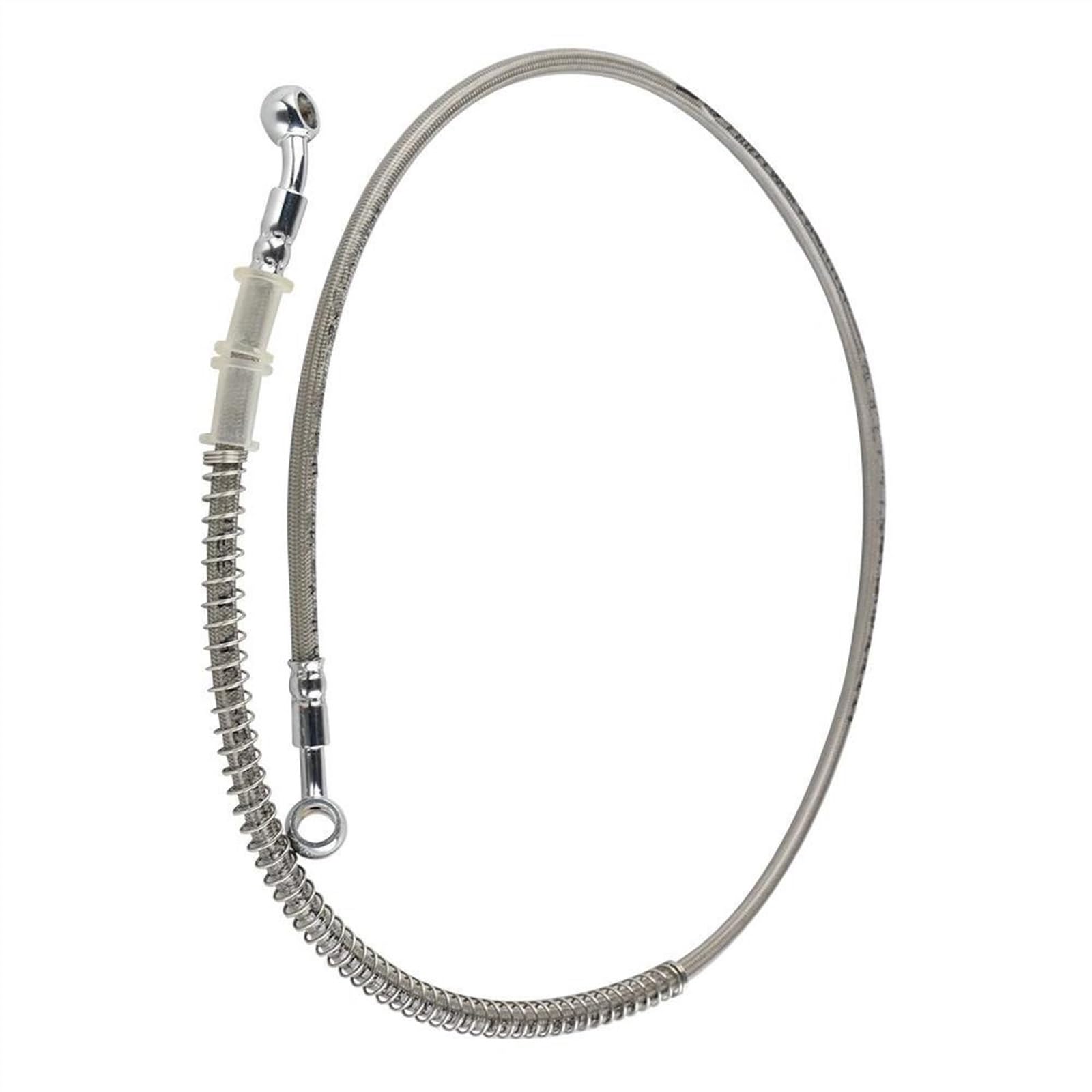Ksxzw Silver Motorbike Part 100Cm Motorcycle Hydraulic Brake Oil Hose Motorbike Accessories