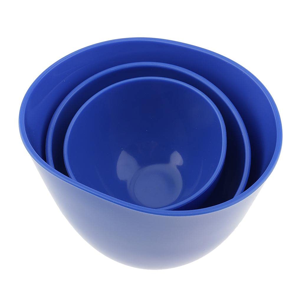 3Pieces Flexible Silicone Mixing Bowl Bowls Dental Lab Impression S M L Set-image-28