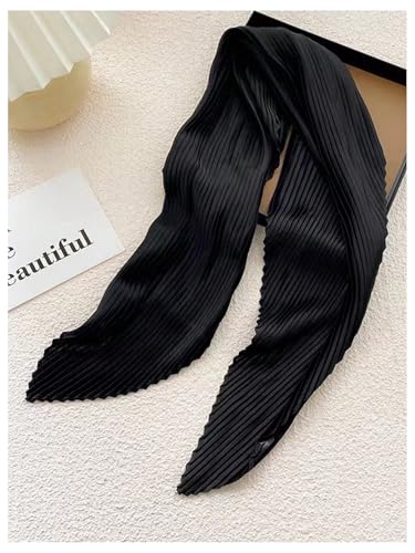 Floerns Women's Hair Bandana Small Scarf Lightweight Silk Wrap Head Scarves2