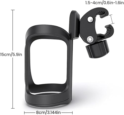 Miniatura 9 de Walker Cup Holder, Wheelchair Cup Holder, Universal Drinks Holder for Walker, Wheelchair, Rollator, Mobility Scooter Accessory for Elderly Seniors