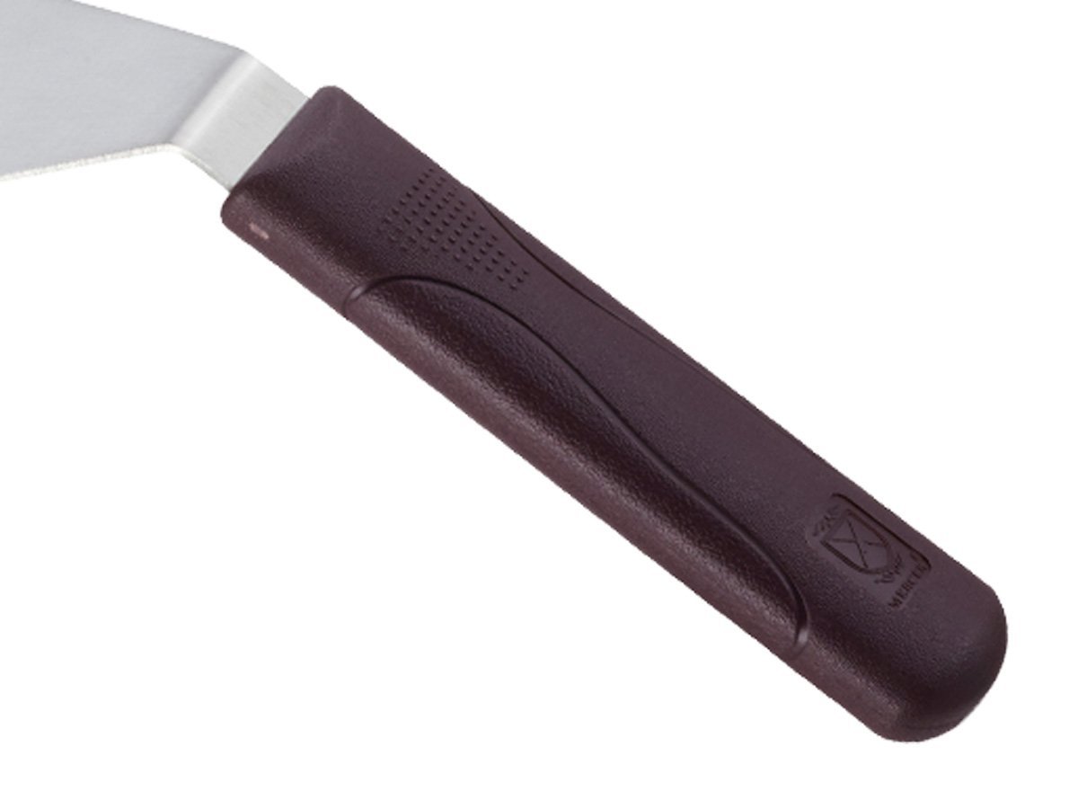 Mercer Culinary Szpatułka ze stali nierdzewnej, wielobarwna Hell's Handle 20 x 8 cm, duża łopatka do patelni wielokolorowa