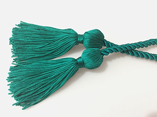 Annhiengrad Single Color Graduation Honor Cords, Emerald Green #TOP3