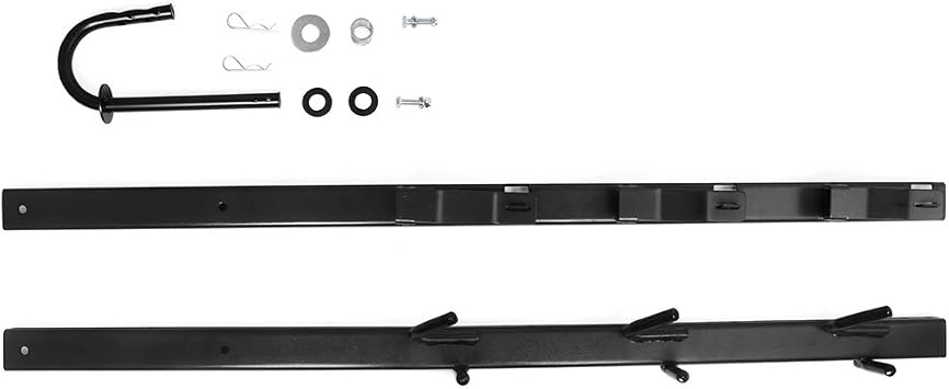 NIXFACE 3 Place Open Landscape Trailer Trimmer Rack with Locks