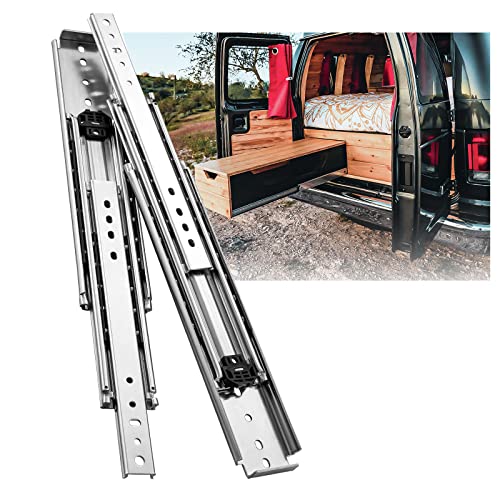 VAGUDE Schwerlast Schubladenschienen 550mm - Vollauszug Bis 66kg