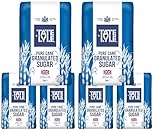 Tate Lyle Pure Cane Granulated Sugar - White - 1kg Bags (PACK OF 6) - Made in UK Since 1878