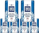Tate Lyle Pure Cane Granulated Sugar - White - 1kg Bags (PACK OF 6) - Made in UK Since 1878