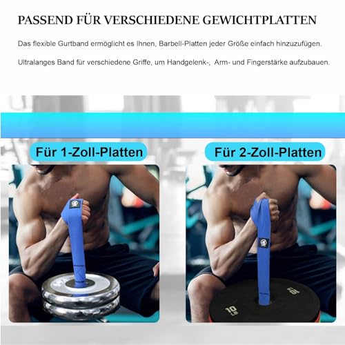 J Bryant Armwrestling Trainingsgurt geeignet für Handgelenk Unterarm und Bizepsübungen kompatibel mit 1 und 2 Zoll Hantelscheiben multifunktionale Fitnessgeräte für zu Hause