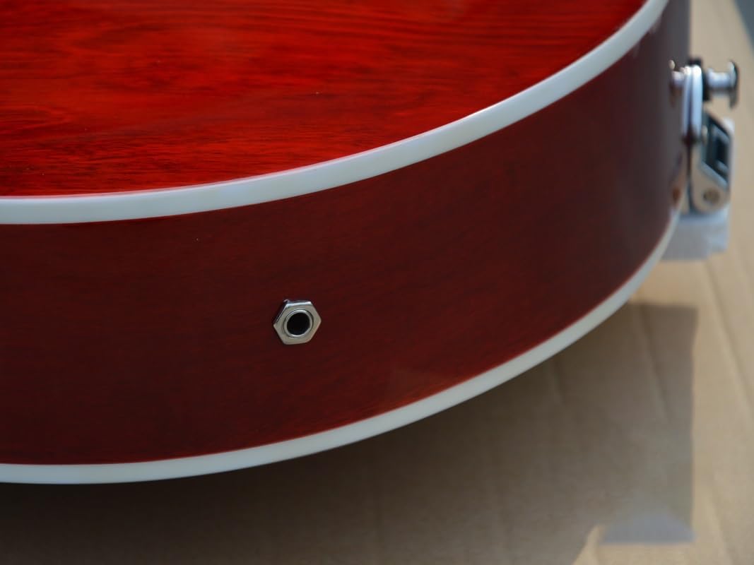 赤いセミホローボディエレキギター Amazon | GUILD (ギルド) セミホロウボディ ギター シングルカッタ