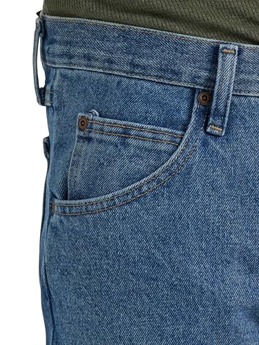 Image of Wrangler Men's Loose Fit Cotton Jeans (Grey, Vintage Stonewash)