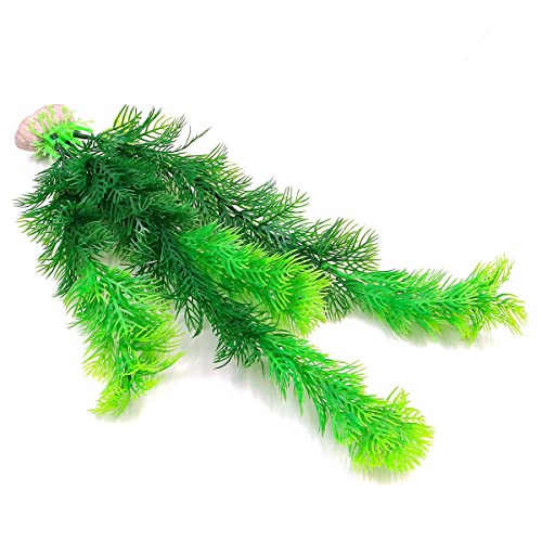 Hsthe Sea 2PCS Artificial Water Plants Fish Tank Aquarium Decorations Aquatic Greenery Decoration Water Grass Plants(30cm 11.8inch) - Image 4