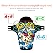 Chooee Bike Fenders,MTB Mud Guard，Front and Rear Bike Mudguard Fits 26